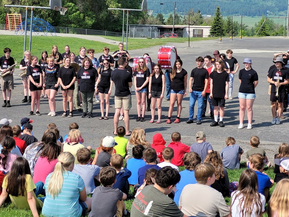 CHS Band visits Fort Colville School Colville School District