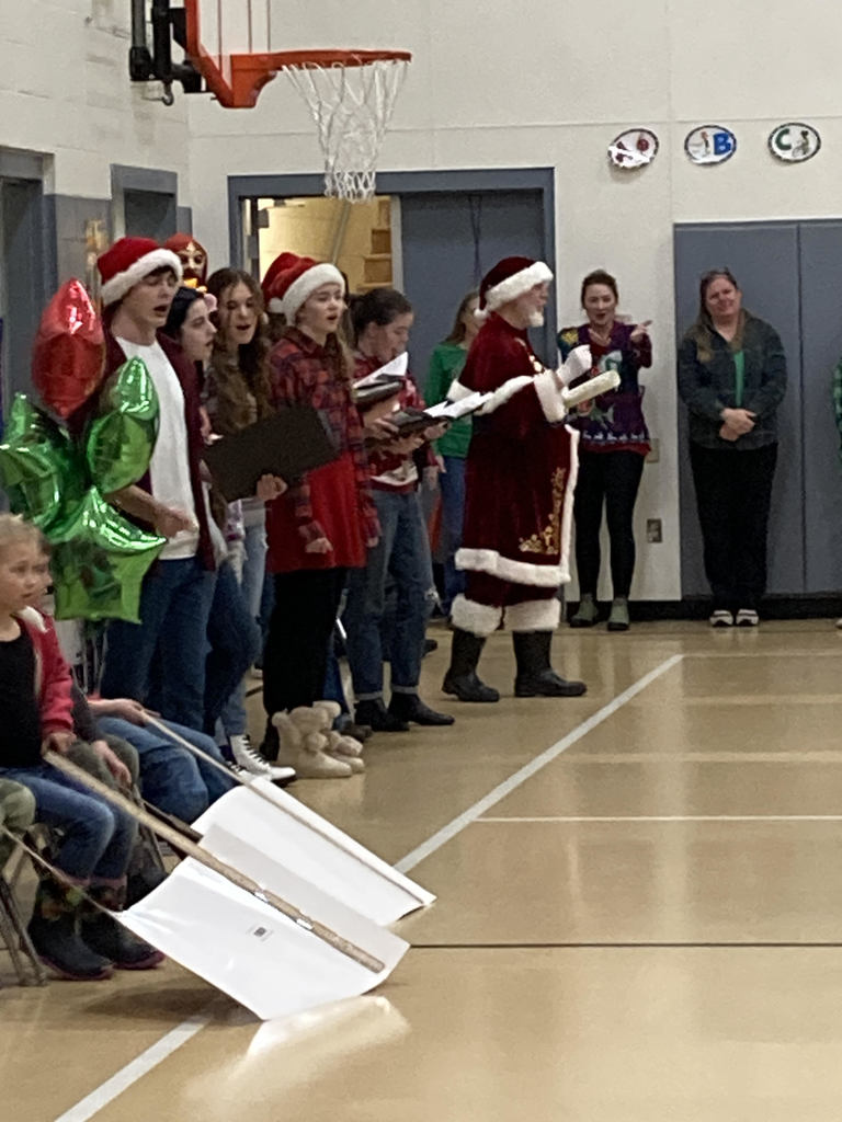 A surprise visit from Santa!