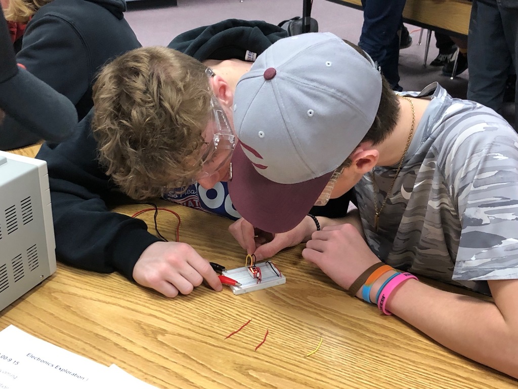 Electronics with CJHS Students 1